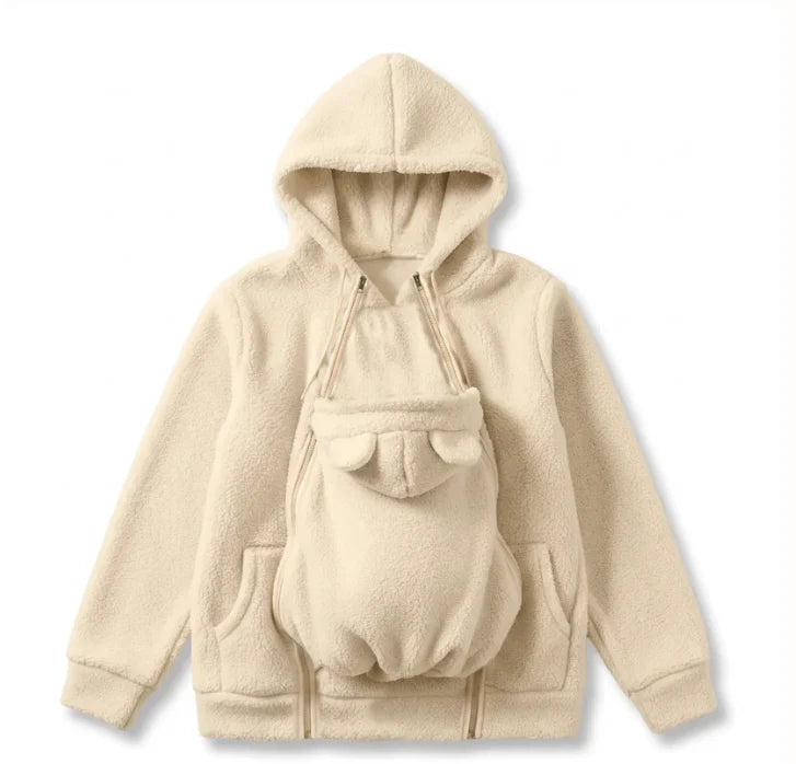 Hands-Free Babywearing Hoodie, Cozy Mama Baby Carrier Hoodie CH07 180540