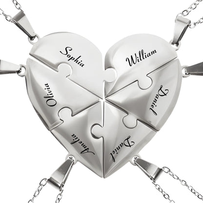 Pieces of Us™ – Personalized Family Puzzle Necklace (1)