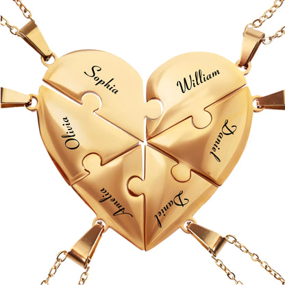 Pieces of Us™ – Personalized Family Puzzle Necklace (1)